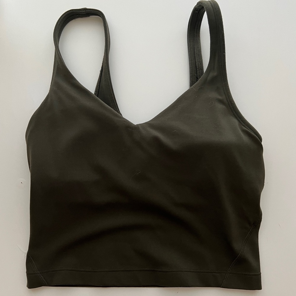 Lululemon Align Tank - New without Tags, Size 0, Army Green